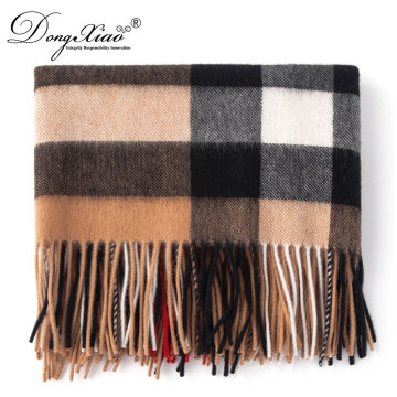 2017 Winter Morocco Scarfs Checked Cashmere Striped Scarf For Mens